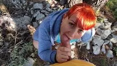 Redare Sex La Munte Cu O Pizda Draguta Care O Suge Bine