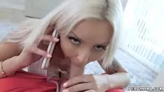 Play She's on the crazy video chat to play with the boys