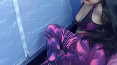 Reproduzir Camping Creampie: meia-irmã latina Manuel Guzman não consegue resistir ao butim revestido de nylon de Astrid Cute